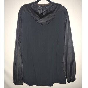 Under Armour Mens XL Black Hybrid Quarter Zip Windbreaker Hoodie Fitted Jacket